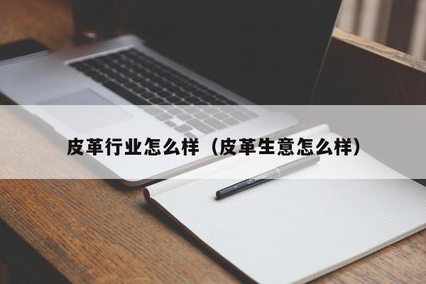 皮革行业怎么样（皮革生意怎么样）